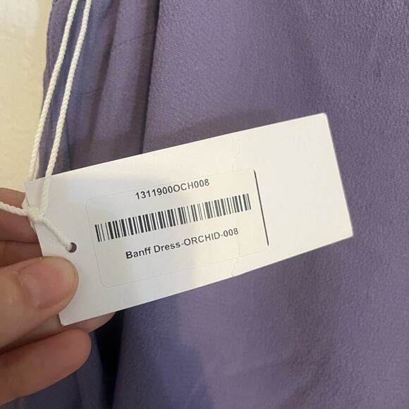 NWT Reformation Banff Backless Maxi Dress Purple Orchid 8 - Picture 6 of 10